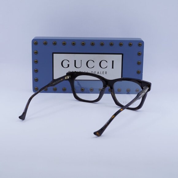 Final Price! Gucci GG1299O 002 Havana Eyeglasses 55mm - Picture 11 of 12